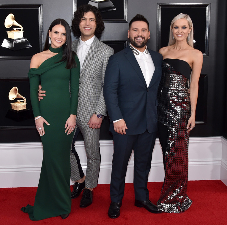 Dan Smyers, Shay Mooney, Dan + Shay, Abby Law, Hannah Billingsley, 2019 Grammys Dan Smyers, Shay Mooney, Dan + Shay, Abby Law, Hannah Billingsley, 2019 Grammys
